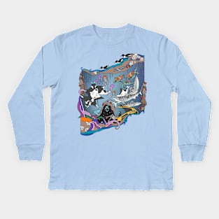 Ocean Exploration Kids Long Sleeve T-Shirt